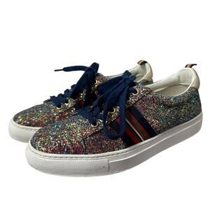 1901 Nordstrom Rainbow Glitter Sample Sneakers Women’s Size 8 Statement Festival
